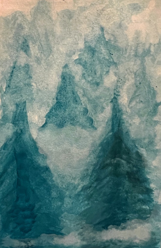 Misty forest