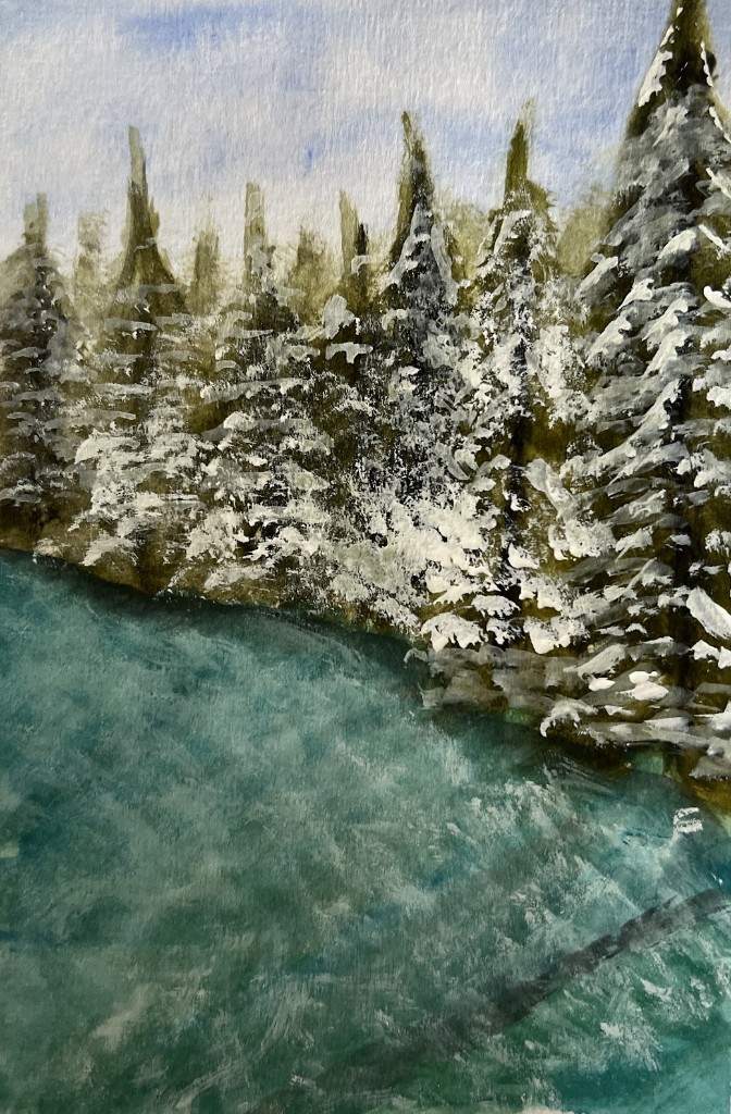 Snowy trees